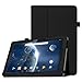 Fintie Dragon Touch 10.1 inch X10 Tablet Case, Premium PU Leather Folio Cover with Stylus Holder for Dragon Touch X10 2017 Edition, Fusion5 104+, IVIEW-1070TPC-II 10.1-Inch Android Tablet, Black