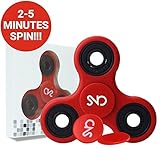 Red Classic Fidget Spinner Toy Hand Spinner Original Fidget Toy Tri Spinner Premium Best 360 Spinner 3D - Finger Toy Kids & Adults, Perfect For ADHD, Anxiety, Autism by The Sharon's