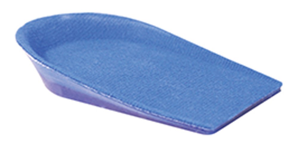 Pair of Cut to Size Medial Grade Silicone Insoles Pressure Relief and Shock Absorption for Heel Pad, Heel Spur and Ball of Foot Pain Cushioning and Pain Relief for Sore Swollen Feet Arch Support