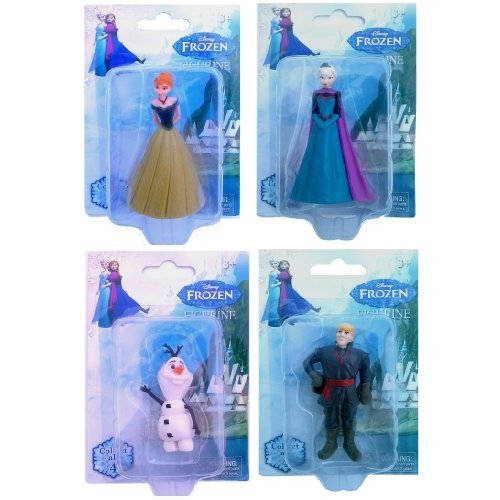 Disney Frozen Figurines- Anna, Elsa, Olaf & Kristoff
