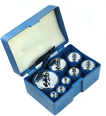 8 pcs calibration weight set 10g 20g 50g 100g 200g 500g -- 1000g total weight