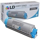 LD Compatible Toner Cartridge Replacement for Okidata 43324403 Type C8 High Yield (Cyan)