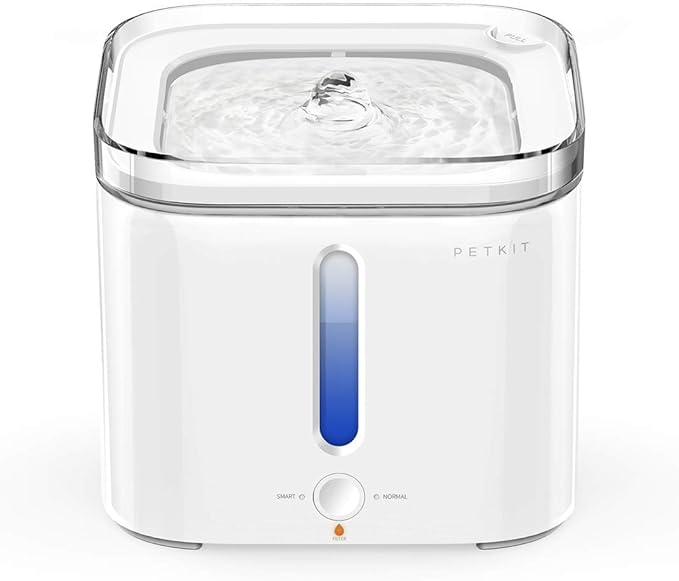 pet water fountain with automatic shut off