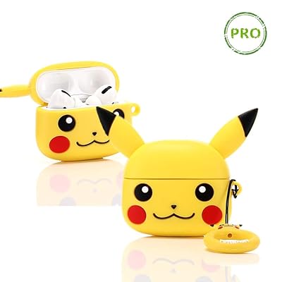 Cute Pikachu Silicone Case for Apple Airpods Pro Uganda Ubuy