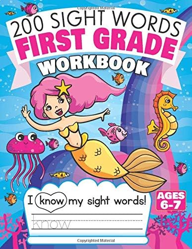 200 Sight Words First Grade Workbook Ages 6 7 135 Fun Pages Of Reading 