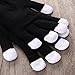 FOXNOVO LED Gloves 26cm 7 Colors Rave Finger Lighting Gloves Flashing for Party