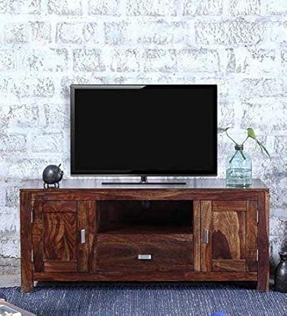 Sarswati Furniture Sheesham Wood Tv Unit Wooden Tv Stand