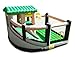 Island Hopper Fort All Sport Recreational Kids Bounce House with Fort Area, Climbing Wall, Basketball, Soccer Shot, Curved Slide & Twist & Tangle Game