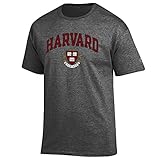 Elite Fan Shop Harvard University Tshirt Varsity Charcoal - XL