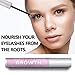 Vanelc Eyelash Growth Serum Natural Eyebrow Rapid Lash Enhancer Irritation Free Formula for Longer Fuller Thicker Lashes 5ML