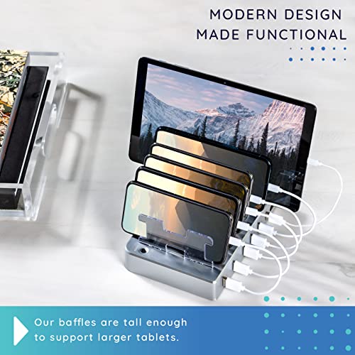 Hercules Tuff Charging Station For Multiple Devices, With 6 USB Fast