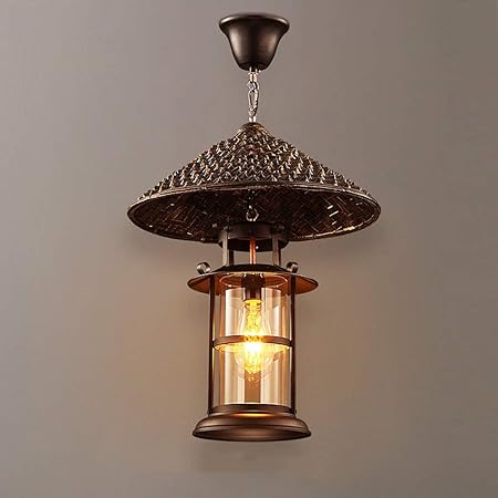 ZOOVQI Interior Lámpara Colgante De Araña La Vendimia Altura Ajustable