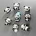 8 Pack Fridge Magnets Panda Refrigerator Office Magnets for Calendars Whiteboards Maps Resin Fun Decorative Decoration [Upgraded]