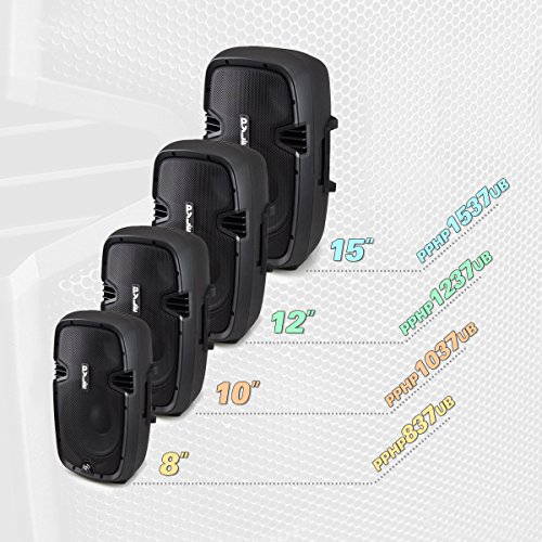 PYLE-PRO Pa Spkeaer AZPPHP1237UB Powered Speaker with MP3,Bluetooth,Recorder