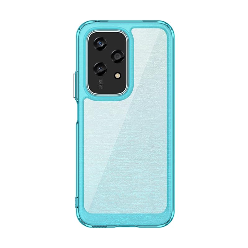 Case for Honor 200 Lite 5G, Shockproof Phone Bumper Cover, Solid Color Matte TPU Frame, Anti-Scratch Clear Back Cover for Honor 200 Lite 5G Case-005