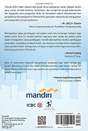 Berani Jadi Pengusaha Sukses Usaha Dan Raih Pinjaman Indonesian Edition Arifin Thomas 9786020382593 Amazon Com Books
