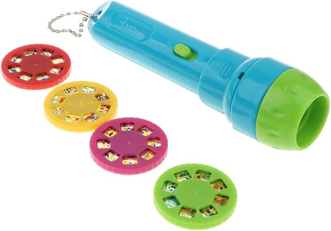Amazon Flameer 子供用ミニシアター フェアリーテール プロジェクタ 光るおもちゃ ベビー照明 懐中電灯 赤ちゃん 幼児のおもちゃ おもちゃ
