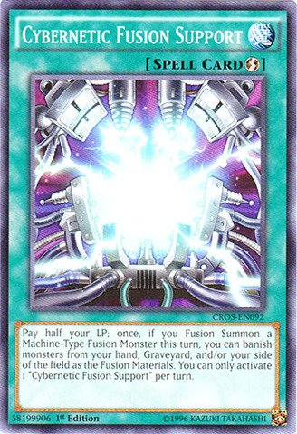 Yu-Gi-Oh! - Cybernetic Fusion Support (CROS-EN092) - Crossed Souls - 1st Edition - Common