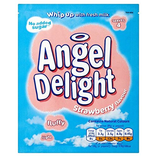 Angel Delight No Added Sugar Strawberry 47g Grocery