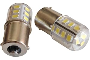 Piumeif BA15S led bulbs 12v Direct Replacement 1156 Led Bulb | Wide Voltage: 12V -24V AC/DC -Replace 67, 69, 89, 98, 9421777, 1247, 5007, 97, 97NA, 441067-1, 1295NA (2 Pack)