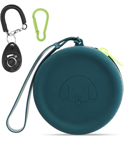 Waterproof Pet Accessories (re)zip Pet On-The-Go Bags 2-Pack - Lightweight Carabiner Clip Bags For Treats & Poop Bags Waterproof Treat Pouch