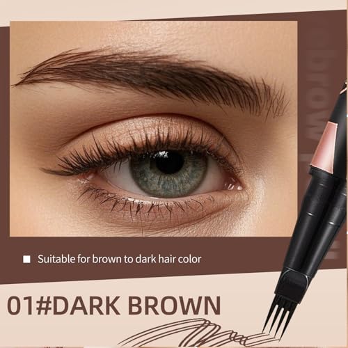 Microblading Waterproof Eyebrow Pencil, 4 Point Tip, Eyebrow Pencil, Natural Long Lasting, Natural Eyebrow Makeup, Stain Resistant, Last All Day-01