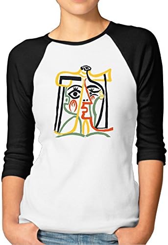 Pablo Picasso Tete De Femme Women Dress 3/4 Sleeve Raglan Shirt