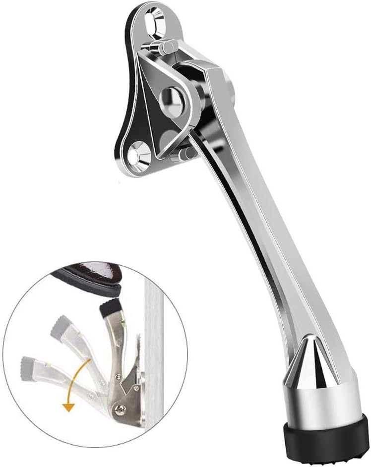 Door Kickstand Door Stopper 4Inch Kickdown Door Stop Zinc