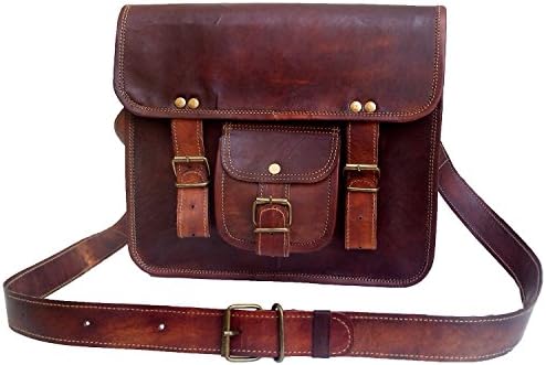 11" small Genuine leather messenger bag for ipad tab case satchel shoulder bag murse purse for women men