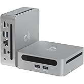 GenMachine Mini PC AMD Ryzen 7 5700U Mini Computers Up to 4.3GHz 8c/16t, 16GB DDR4, 512GB SSD &amp; M.2 NVME, Gaming PC with Wifi6/BT5.2, Gaming/Office/Design