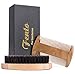 Fento Boar Bristle Beard Brush and Beard Comb Set - For Men Beard and Mustache, Thick & Thin Teeth Sandal Wood Comb, With Gift Box and Carrying Bag