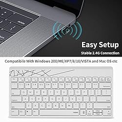 Rapoo 2.4G Small Wireless Keyboard Ergonomic