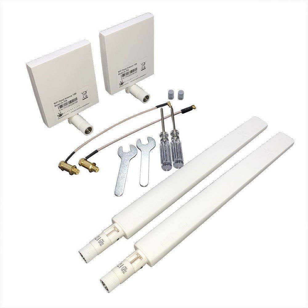 BlueProton DJI Phantom 4 & 3 Advanced/Professional WiFi Signal Range Extender Antenna Kit by ARGtek