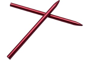 KEEJEA Aluminum 550 Paracord Fids 3 1/2inch Lacing Needle Stitching Needles Pack of 2 for 4mm Paracord Lanyard (D10-RD)