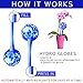Gardening Solutions Hydro Globes Mini Automatic Watering Bulbs, 3 Piece Deluxe Set