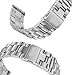 V-MORO Solid Stainless Steel Metal Business Replacement Bracelet Strap