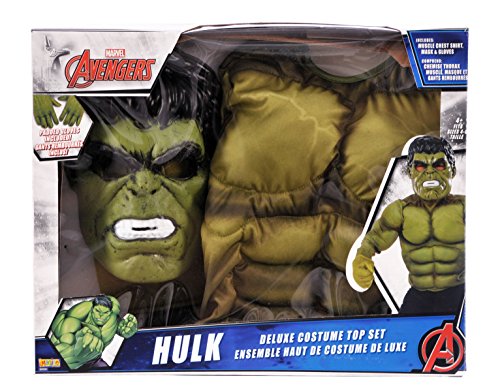 Rubies Boys Hulk Super Costume Top Set, Green, One Size