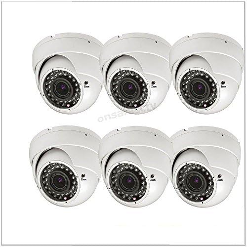 Amview 1080P CCD 36pcs Infrared LEDs 2.8~12mm Lens Dome Camera