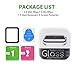 Apple Watch Screen Protector, Amoner 42mm iWatch Tempered Glass Screen Protector [Full Coverage] [Scratch-Proof] [Bubble-Free] Screen Film for 42mm iWatch Series 1/2/3, Black