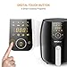 SimpleTaste Air Fryer for Delicious, Low Calories Food, Rapid Air Circulation Technology, 8 Smart Preset Programs Cooks Food Fast and Evenly, Digital Screen, 1500 Watt, 3.2QT