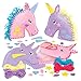 Baker Ross Felt Rainbow Unicorn Cushion Sewing Kits for Children to Make Decorate and Display as Summer Crafts (Pack of 2)