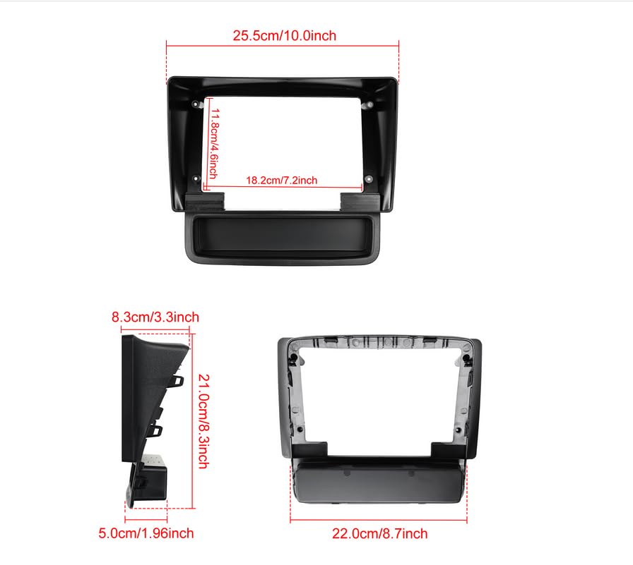 4+128G Android 15CAMECHO Car Radio for Renault Trafic 2 Opel Vivaro A Nissan Primate 2010-2014, 10 Inch GPS Radio with Bluetooth WiFi Wireless Carplay Android Auto FM RDS + Backup Camera