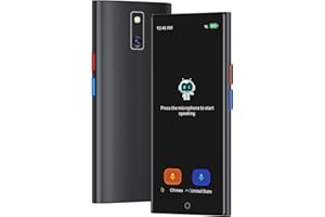 AI Language Translator Device, 2026 Upgraded No WiFi Needed, 150 Languages Online/Offline/Group/Phone Translation Device, 5.5
