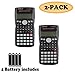 2 Packs,SUNYANG 2-Line Engineering Scientific Calculator
