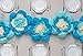 Martha Stewart Crafts 44-10222 Tissue Pom-Pom Kit, Light Pansy Flowers, Blue