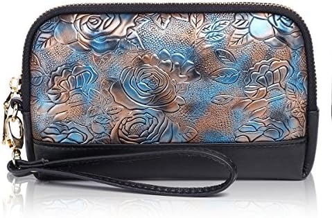 Zg Wristlet Wallet Purse, Coin Wallet, Cell Phone Wallet Purse Fits for Iphone 7/6/6S/5 Samsung S8/S7/S6/S6 Edge