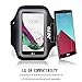 LG G4 Armband, JOTO Sport Armband Case for LG G4, with Key Holder, Credit Card/Money Holder, Sweat Proof, Best for Gym, Sports Fitness, Running, Walking, Exercise [ LG G4 Sport Armband ] (Black)