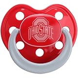 Baby Fanatic Pacifier - Glow in The Dark (2 Pack) - Ohio State University