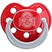 Baby Fanatic Pacifier - Glow in The Dark (2 Pack) - Ohio State University
