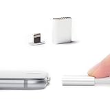 NetDot Magnetic Charger Converter&Adapter for iPhone 6s, iPhone 6s Plus, iPhone 6, iPhone 6 Plus, iPhone 5, iPhone 5 c, iPhone 5 s (Silver II)